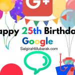 Google ko 25vi Salgirah Mubarak