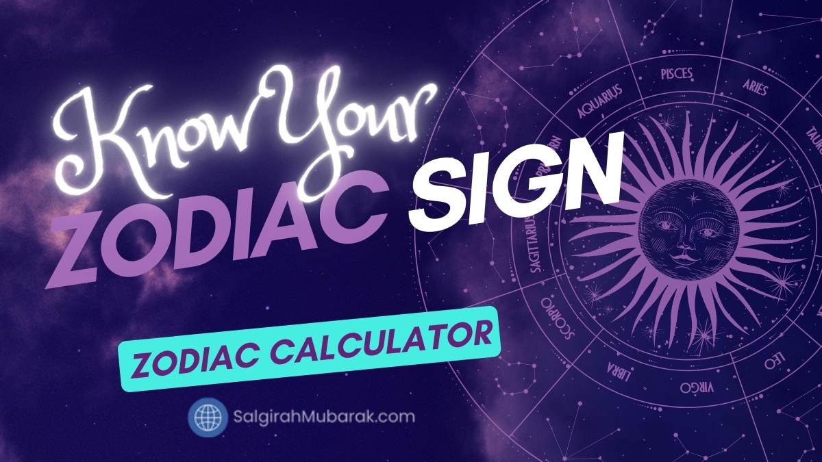 Zodiac Sign Calculator Tool